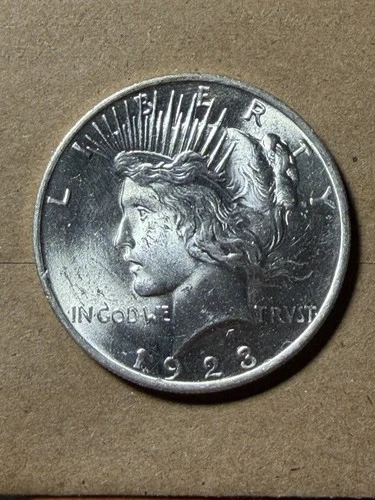 1923 Peace Dollar - Gem BU - As Shown! (#2196)