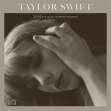 Browntrout Taylor Swift OFFICIAL 2026 7 x 7 Mini Calendar w