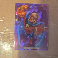 2024 Marvel Masterpieces '92 Platinum #72 - Quasar - Purple Crystals