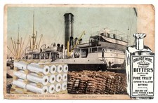 Mail Art David Greenberger "Bitters On Board" original collaged postcard 2026