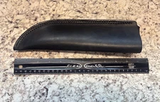 Custom Leather Knife Sheath Lot Black "Busse" Sheath x 5