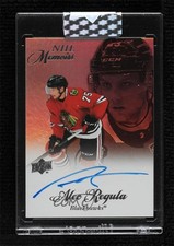 2020-21 Upper Deck Clear Cut NHL Memoirs Auto Alec Regula #M-RE Auto 0of2