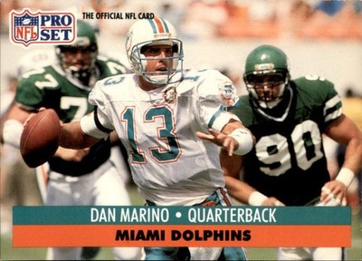 1991 NFL Pro Set Dan Marino #210 (6024)