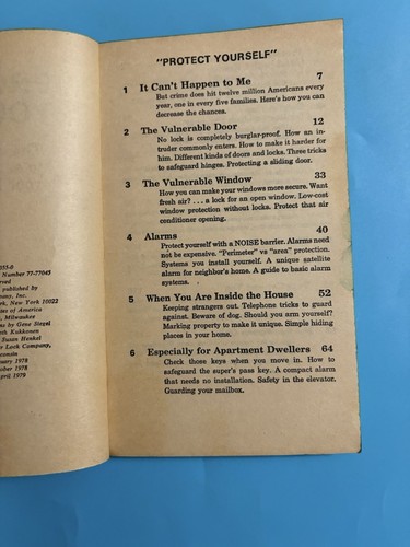 Protect Yourself by N.H. and S.K. Mager PB 1979 - Picture 5 of 8