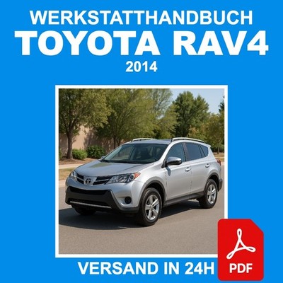 Werkstatthandbuch Toyota Rav4 2014 Reparaturanleitung CD PDF EN