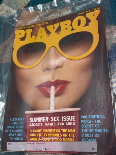 August 1982 Playboy benefits, charity