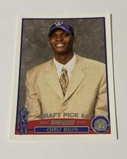 CHRIS BOSH 2003/04 TOPPS ROOKIE CARD. rookie card picture