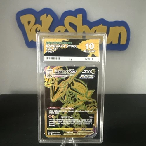 2022 silver tempest rayquaza vmax full art #TG29 ace 10 (perfect subs)