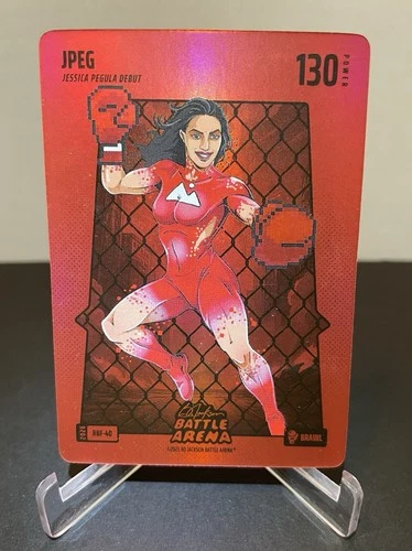 2026 Bo Jackson Battle Arena JPEG BRAWL Red Battlefoil #RBF-40 Jessica Pegula