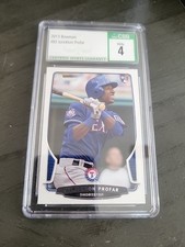 2013 Bowman #83 Jurickson Profar RC Csg 4 Vg/Ex Texas Rangers