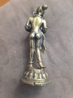 India Statue of Woman  (?) Vintage Brass Rare — photo 7