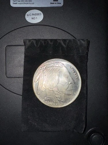 2011 Buffalo Nickel Style 1 oz Silver Round 1888 US Morgan Silver Dollar