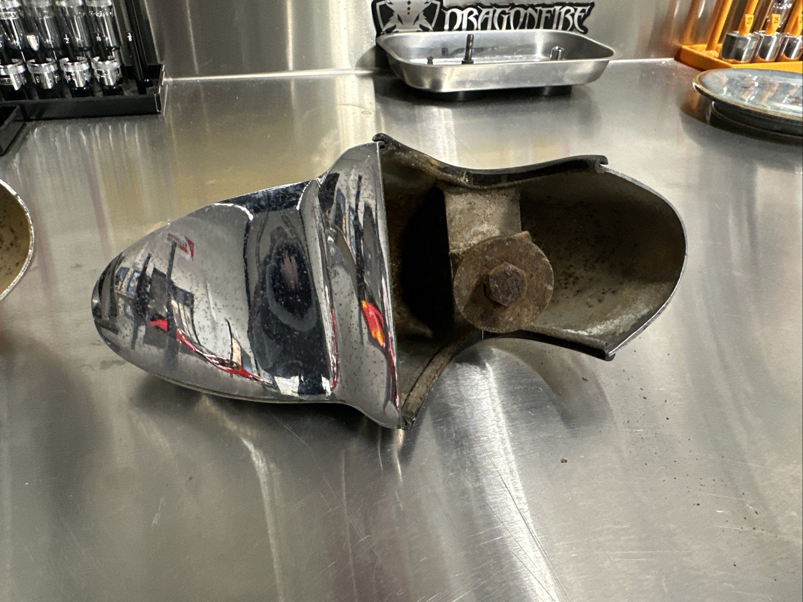 ASTON MARTIN DB4 Rear Bumper Overriders LH & RH Original equipment