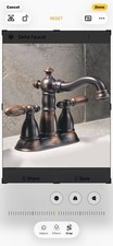 New Delta Victorian CenterSet 2555 RB Venetian Bronze Bathroom Faucet