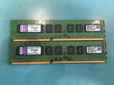 Lot of 2 Kingston PC3-10600 8 GB DIMM 1333 MHz DDR3 SDRAM Memory KVR13E9/8HM