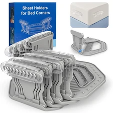 Sheet Holders for Bed Corners Fasteners Keep Sheets Secure Fitted Sheet Holders~
