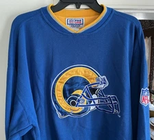 Vintage Los Angeles Rams NFL Sweatshirt Starter Pro Line LA Pullover Men’s Large