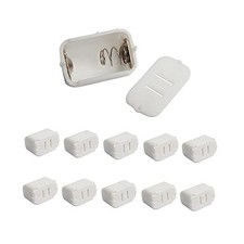 Acxico 10Pcs AG13 LR44 Toy Battery Storage Box Button Case Holder Organizer