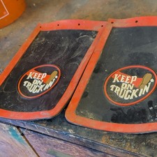 Vintage Keep On Truckin Mud Flaps Splash Guards For Mini Pickup Trucks 14 X 8 Vintage Keep On Truckin Mud Flaps Splash Guards For Mini Pickup Trucks 14 X 8