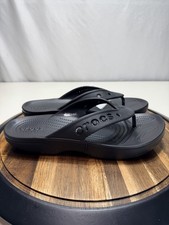 Crocs Baya II Flip Flop Sandals Men s Size 11 Black NEW