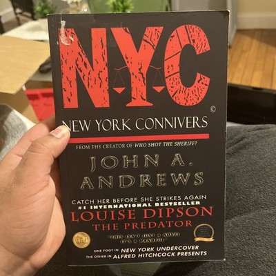 Signed NYC New York Connivers John A Andrews 2020 PB Inscribed Thriller