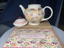 RARE Emma Bridgewater Buttons 2 Mug Teapot BOXED Collectors Club Exclusive FOX