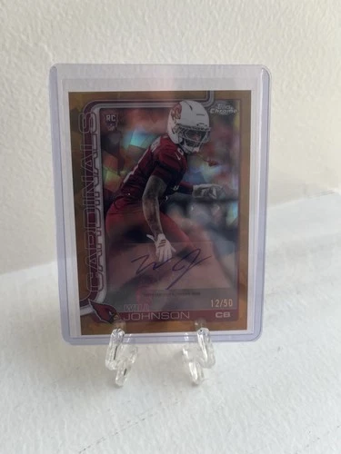2025 Topps Chrome Will Johnson Refractor (RAW)