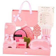 Spa Gift Basket for Women - Birthday Gifts for Women, Mom, Teen Girl - 11pc
