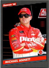 2019 Donruss Racing Silver Retro 1986 Card #151 Michael Annett 