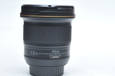 Nikon AF-S NIKKOR 20mm f/1.8G ED Lens | eBay