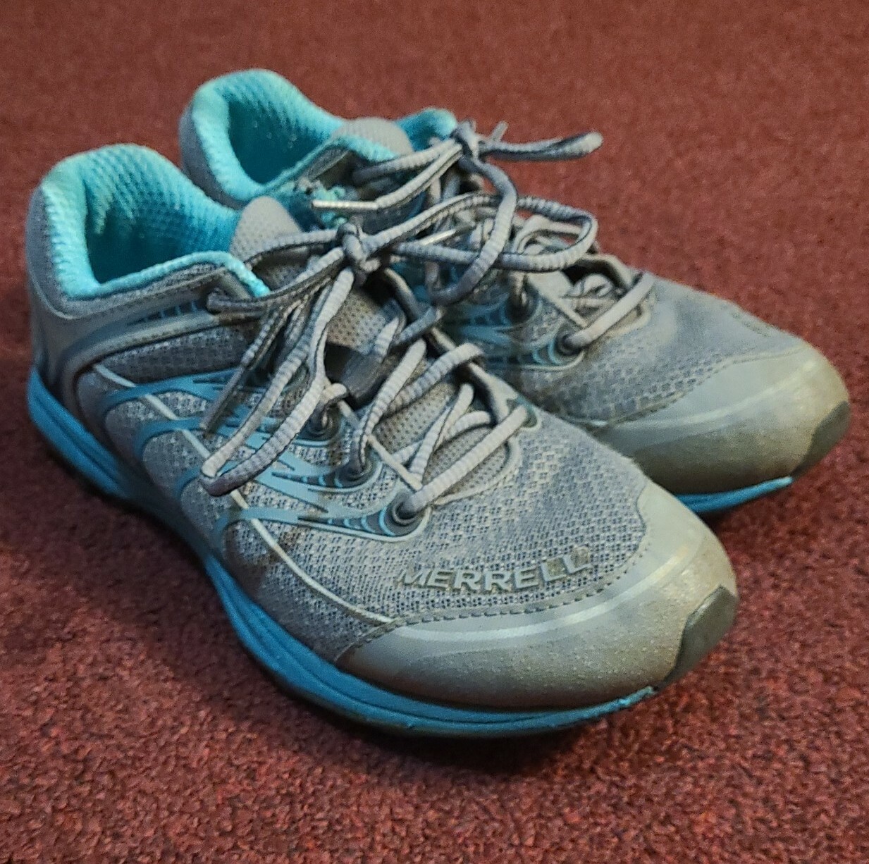 Scarpe da ginnastica Merrell donna taglia 6 grigio tortora selvaggia escursionismo trail running J56352