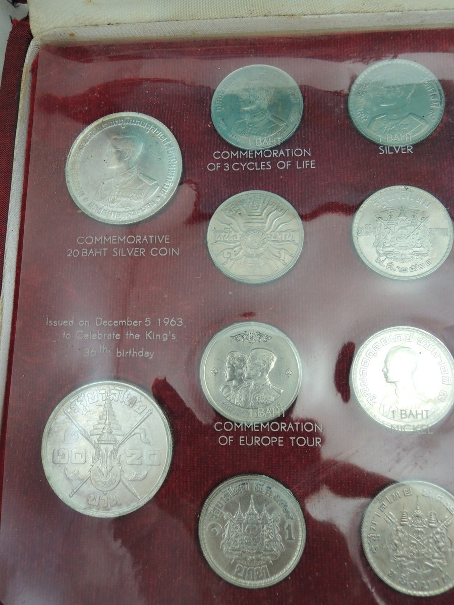 Thailand 1966 Royal Thai Mint Commemorative Coin Set of 30