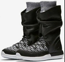 womens nike roshe flyknit black