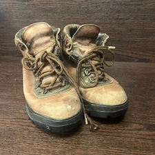 VTG Danner GTX Men Work Shoes Size 9 Leather Round Toe Lace Up Ankle Boots Brown