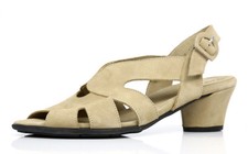Arche Women's Beige Suede Molyki Sling-Back Z2512 Sandals Size EUR 41 US 10