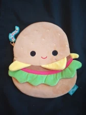 Kellytoy Squishmallow Carl the Burger Zipper Case School Supplies Mini Storage