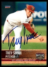 2017 Choice Trey Supak Auto Wisconsin Timber Rattlers #24 Card Signed