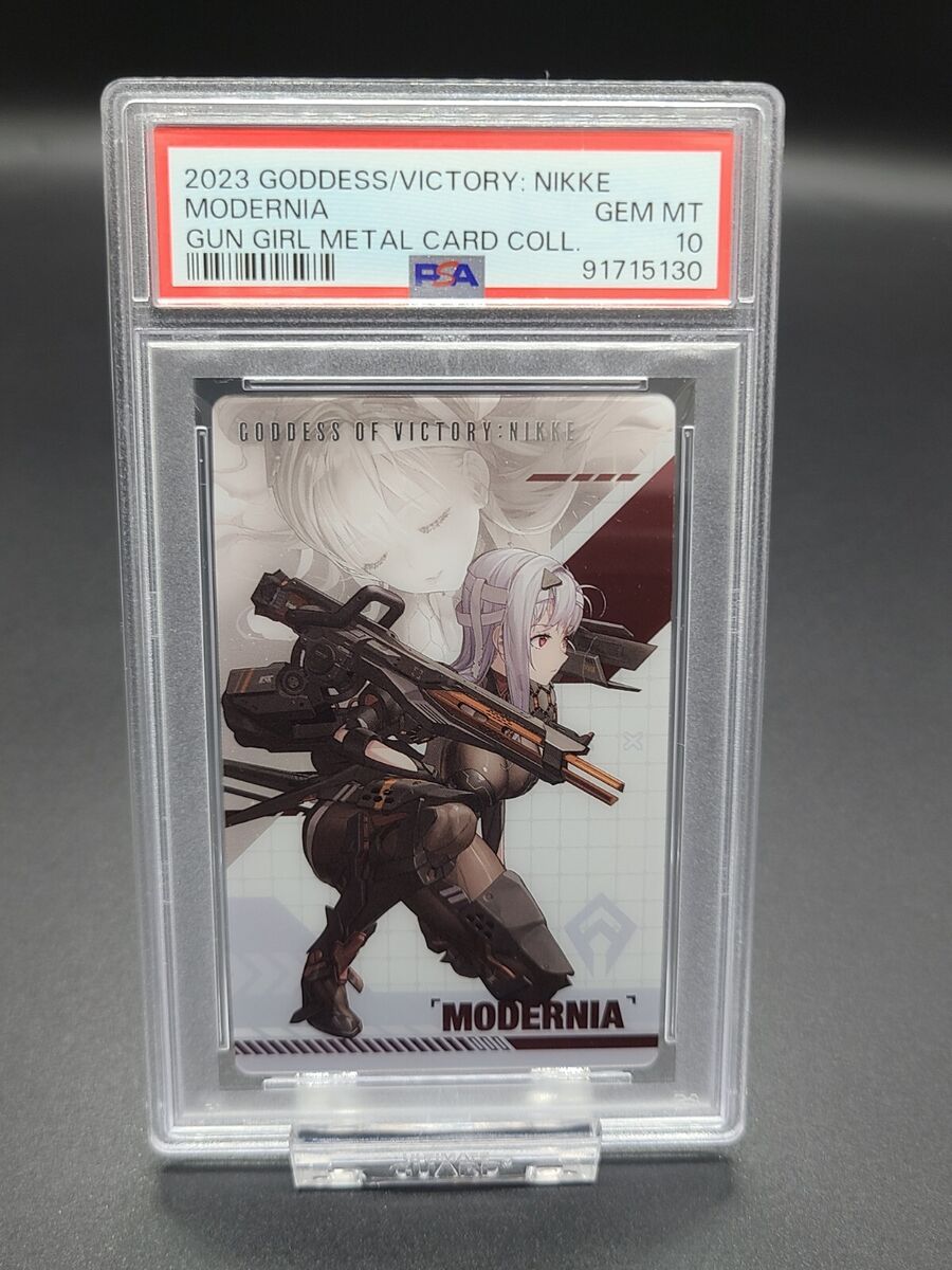 PSA 10 GODDESS OF VICTORY: NIKKE GUN GIRL METAL CARD PSA 10 GODDESS OF VICTORY: NIKKE GUN GIRL METAL CARD