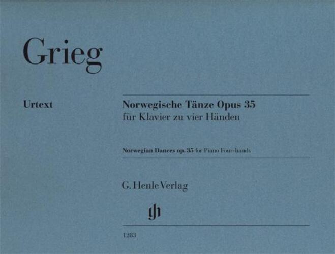 Norwegische Tänze Opus 35 Für Klavier Zu Vier Händen, Urtext | Edvard