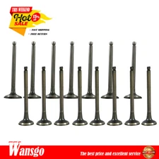 Intake Exhaust Valve Kit w/ Valve Stem Seals Fit for 2006-2010 Kia Rio 1.6L l4