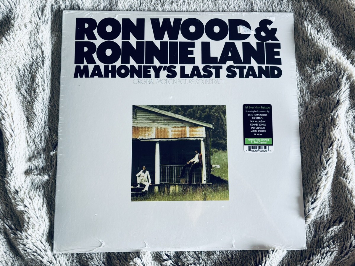 Ron Wood & Ronnie Lane Mahoney's Last Stand GREEN Vinyl LP ONLY
