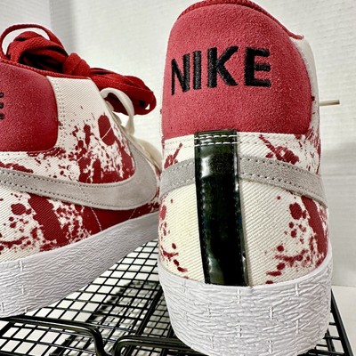 Nike SB Blazer blood Splatter size 8.5 Size 10 - Nike Blazer Premium Sb Blood Splatter for sale  main image 4