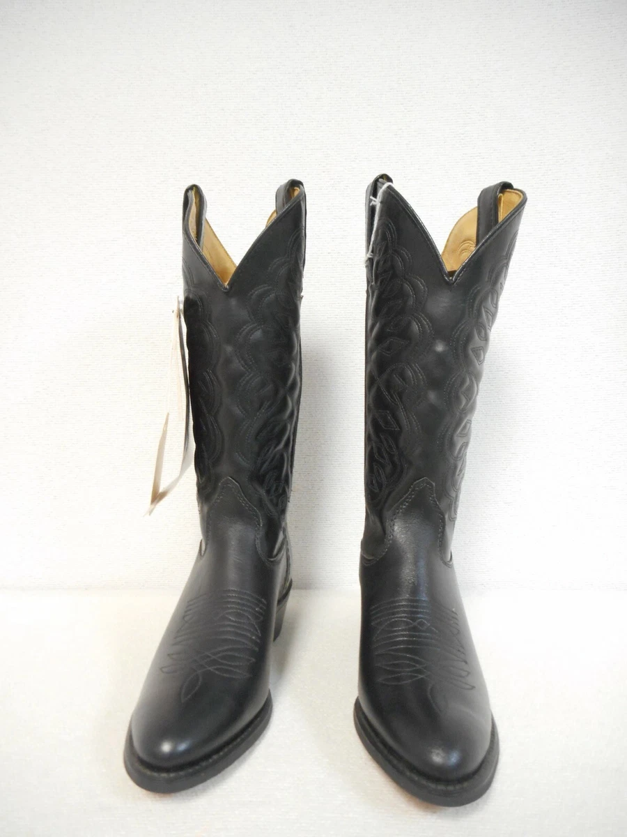 Ladies Wrangler Silver Lake Black Cowboy Boots eBay