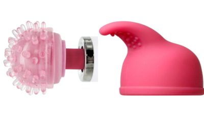 Wand Attachment Vibrator Clit Nipple Tickle Massager G Spot Tip Large  Silicone | eBay