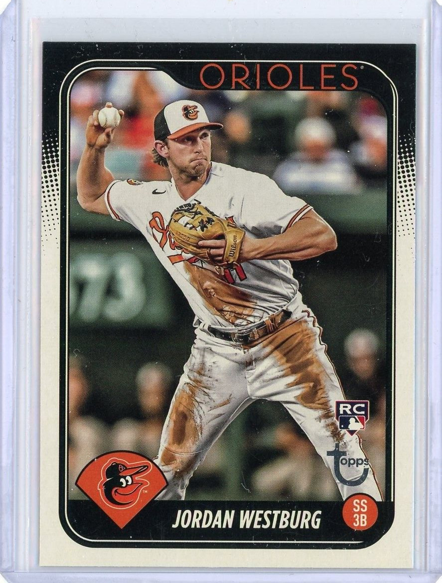 2024 Topps Series 1 Baseball Vintage Stock Rookie 66 Jordan Westburg No 51 of 99