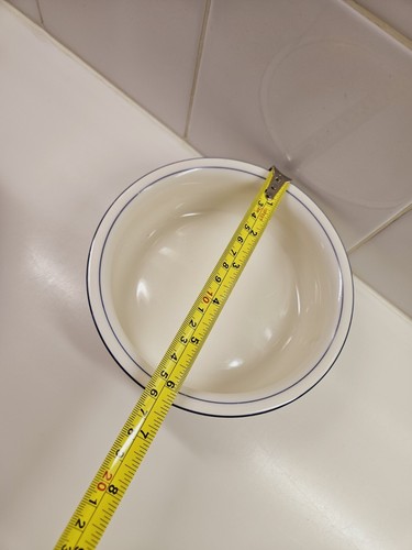 LENOX BLUE PATTERN CEREAL BOWL CHINASTONE - Picture 3 of 4