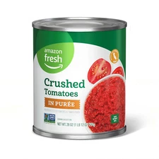 Amazon Fresh, Crushed Canned Tomatoes in Purée, 28 Oz (Previously Happy Belly, P