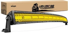 Nilight 42 Inch LED Light Bar 320 LED Chips Yellow Beam Spot Flood Combo Light
