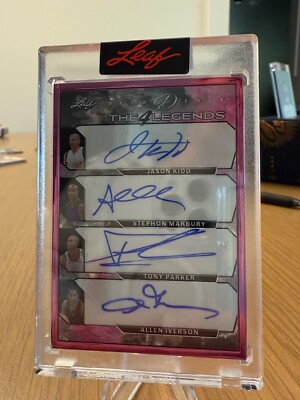 Leaf Decadence The 4 Legends Auto Numbered 3/3