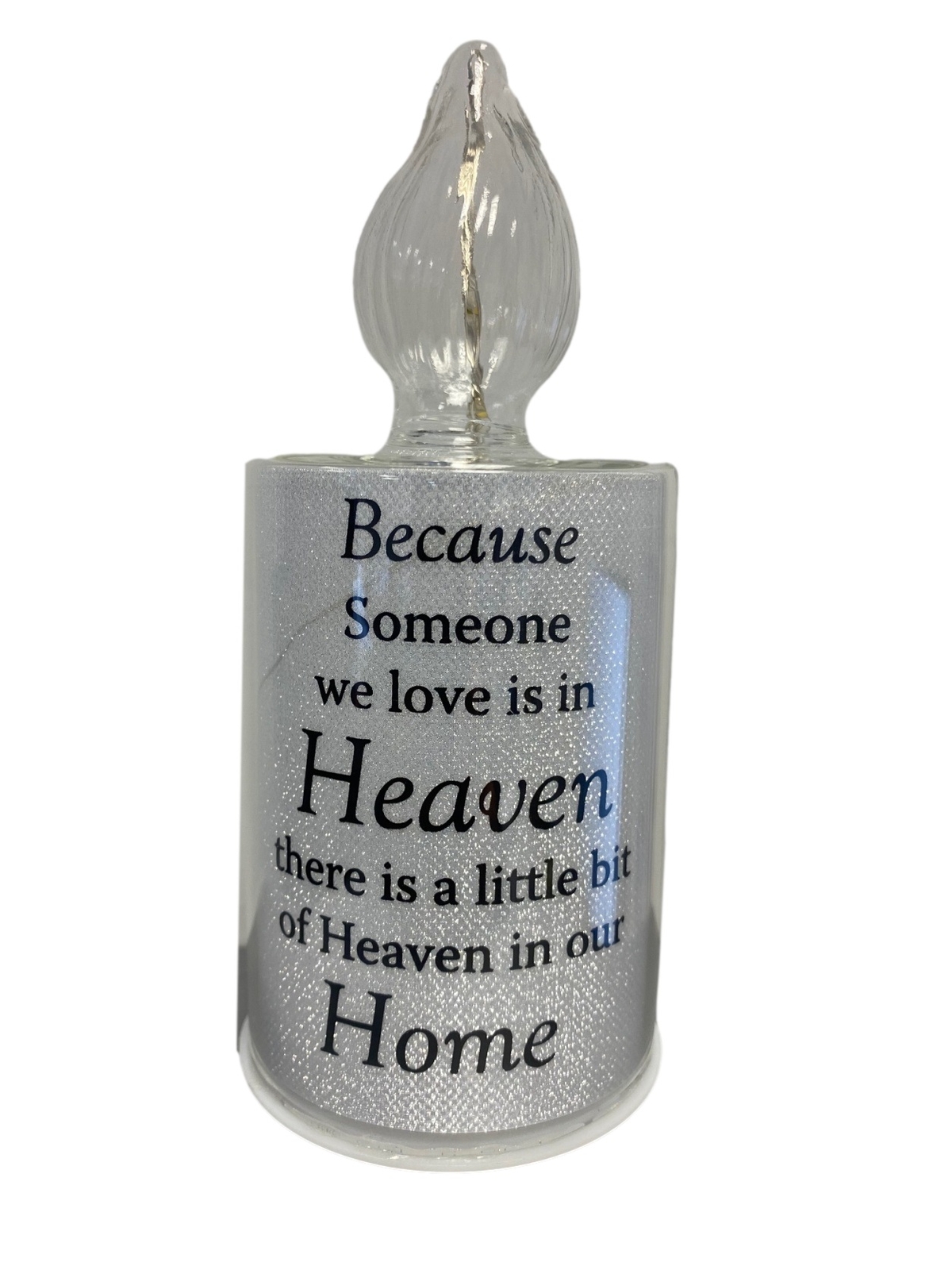 Widdop A Little Bit Of Heaven In Our Home Memorial Candle Light - Memorial Gift